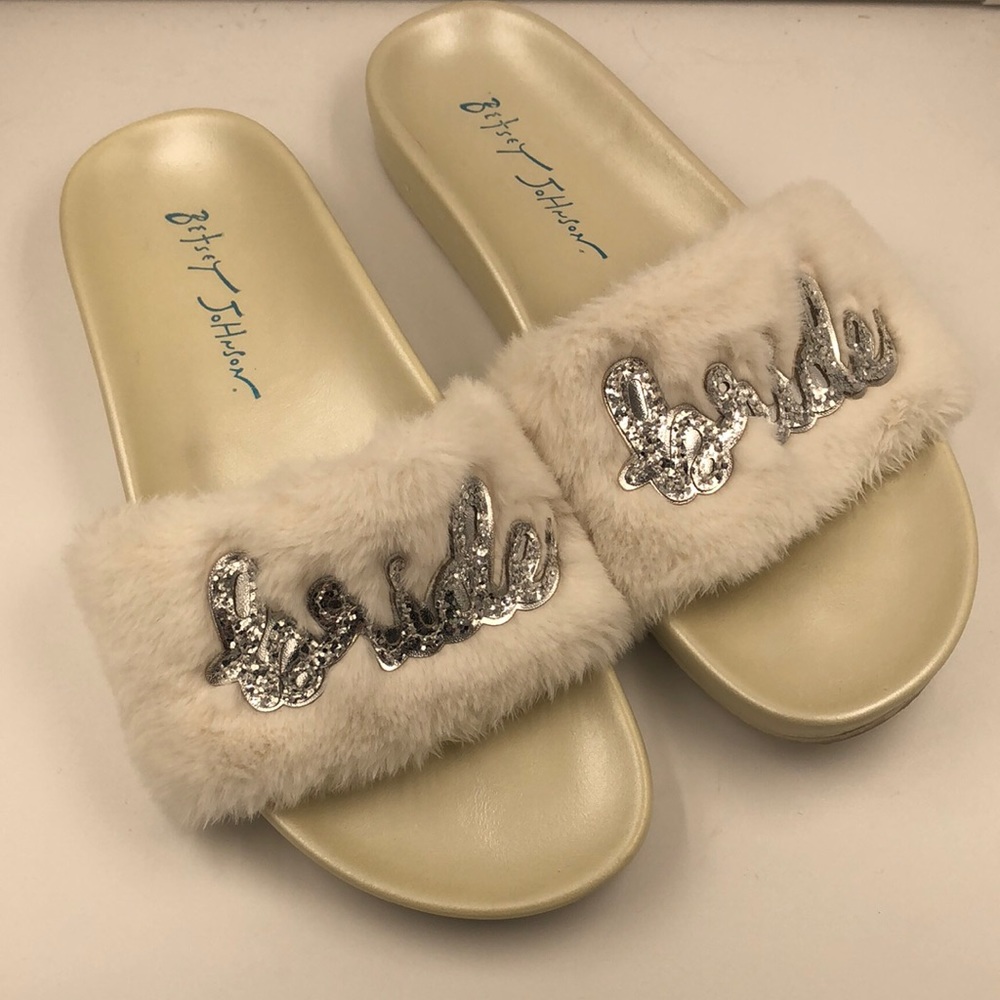 Women’s Betsey Johnson Bride Slippers